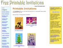 Tablet Screenshot of printinvitations.net